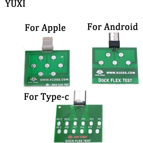 For Apple mobile phone 6 / 6S / 7 / 8 generation U2 test board non disassembly test detection tail plug for type-C small board