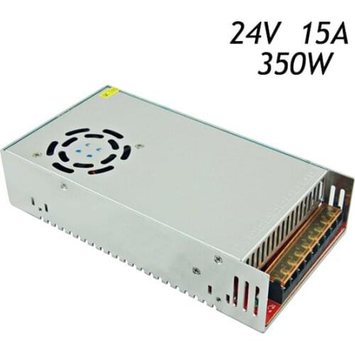 3pcs/lot 24V 15A 350W Driver For Led Strip AC 110/220V To DC Switching Power Supply Transformer