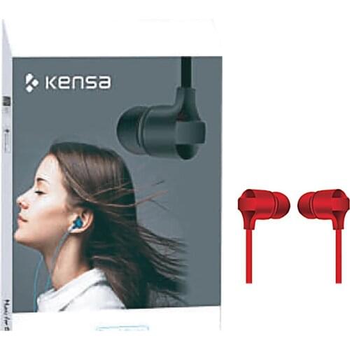 KA-169 Wired Headset Earbuds White In-Ear Earphone With Microphone Portable High-Quality Earphone
