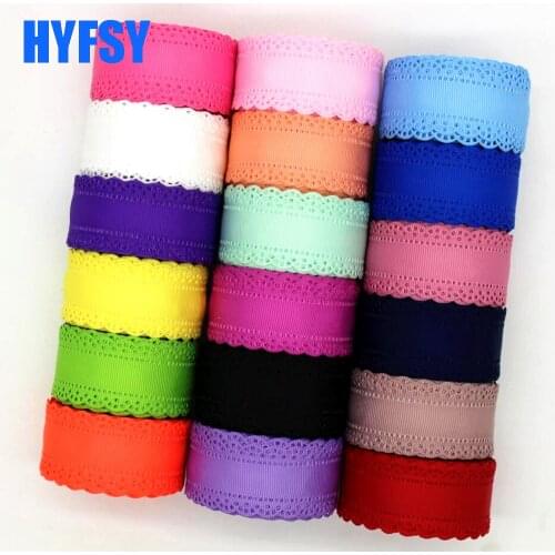 Hyfsy 10074 30mm Lace ribbon 10 yards DIY gift wrapping headwear handmade materials Hand-made tape Grosgrain ribbons
