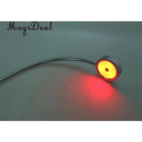 MagiDeal Waterproof 12V Interior LED Reading Light Touchable Switch Lamp Rotated Marine Boat RV Yacht Replacement Accessories