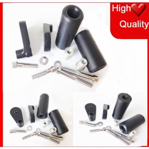 Motorcycle For Yamaha YZF 1000 R1 YZF-R1 YZFR1 2007-2008 Black No Cut Frame Sliders crash Falling protection