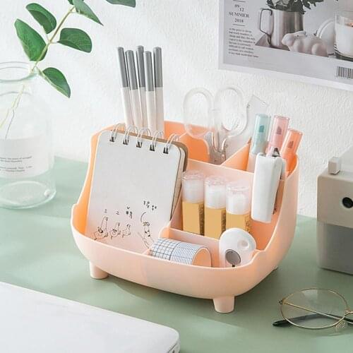 Makeup Organizer Bathroom Storage Box Cosmetic Organiser Office Desktop Make Up Jewelry Storage Box Sundries Container