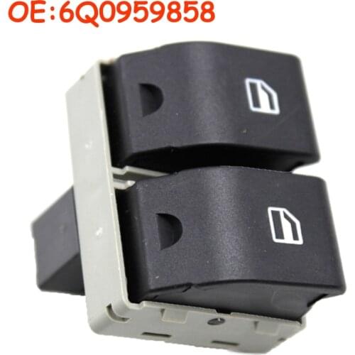 Car 6Q0959858 For Seat Cordoba Ibiza IV Volkswagen Polo Fox 1999 2000 2001 2002 2003 2004 2005 2006-2011 Power Window Switch