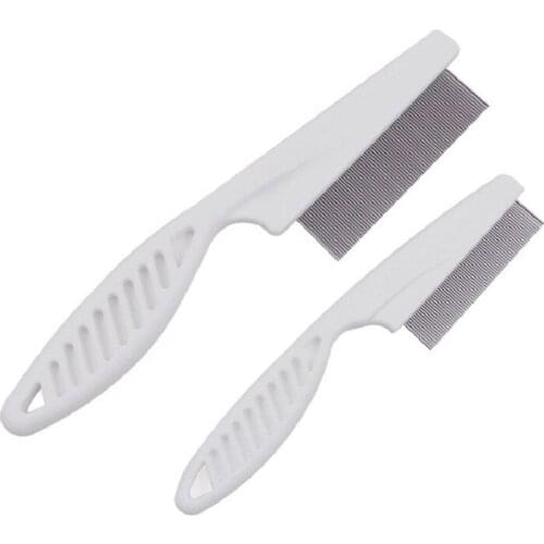 Pet Animal Care Comb Protect Flea Comb for Cat Dog Pet Stainless Steel Comfort Flea Hair Grooming Comb Dog Supplies Dropshipping