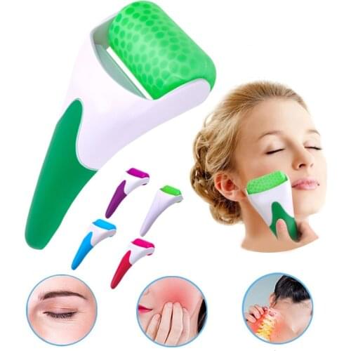 Face Roller Cool Ice Roller Massager Skin Lifting Tool Facial Lifting Massage Reduce Wrinkles Skin Massage Beauty Care Tools Hot