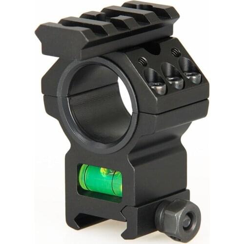 PPT Tactical accessories airguns airsoft scope mount 25.4mm-30mm Ring Scope Mount fits 21.2mm Rail with Bubble Level GZ24-0199
