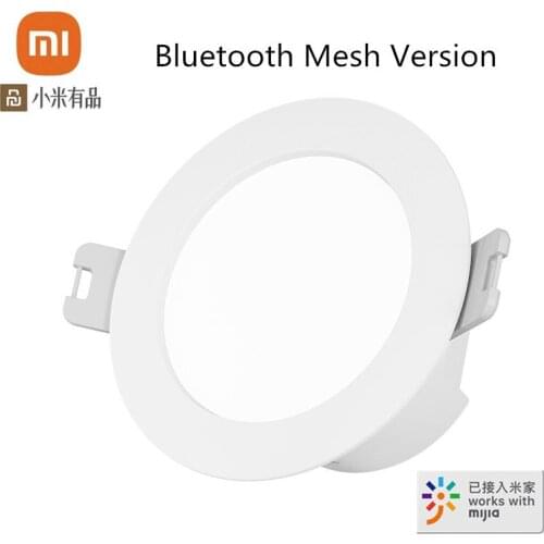 Xiaomi Mijia Smart 4W Led Downlight Bluetooth Mesh Version Controlled By Voice Smart Remote Control Adjust Color temperature