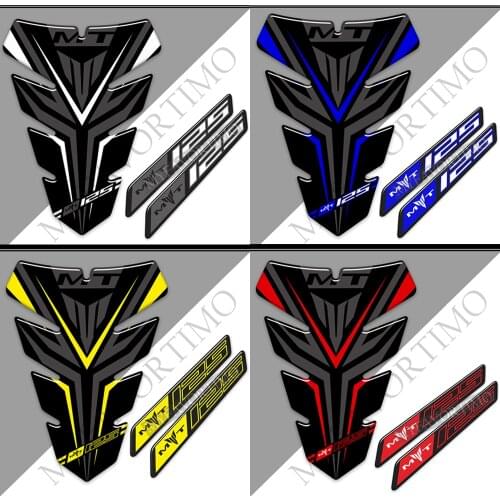 Tank Pad Protector For Yamaha MT-125 MT125 MT - 125 Decal Stickers Emblem Badge Logo Fairing Symbol