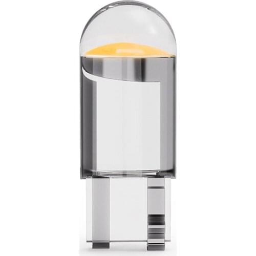 10 Pieces W5W 194 T10 Glass Housing High Brightness COB LED Car Lamp Wedge License Plate Light Dome Light