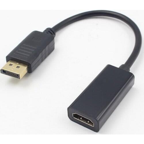 200pcs For Laptop PC Male To Female DP to HDMI Cable Display Port to 1080P HDMI Adapter Converter