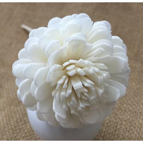 300 pcs /lot Handmade sola wood flowers for fragrance diffuser with rattan reed sticks
