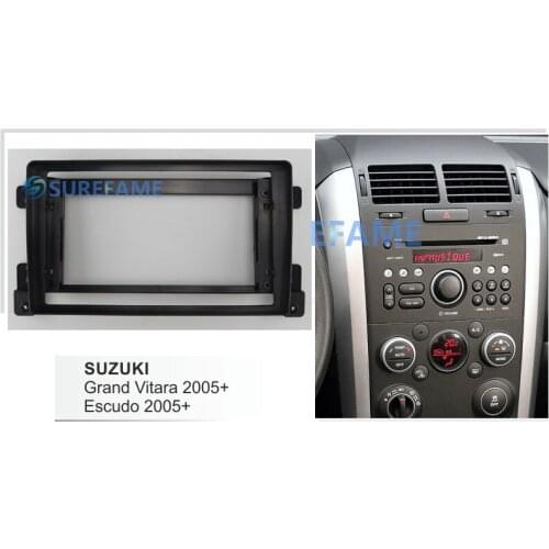 9 inch Car Fascia Radio Panel for Suzuki Grand Nomade 2008+ Dash Kit Install Facia Console Bezel Adapter 9inch Plate