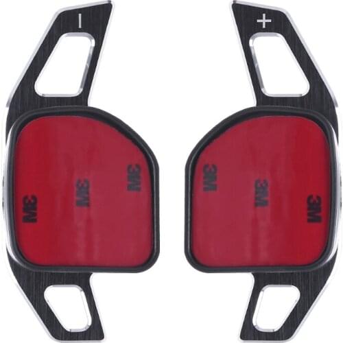 Car Steering Wheel DSG Paddle Extension Shifters Shift Sticker Decoration For AUDI A3 S3 A4 S4 B8 A5 S5 A6 S6 A8 R8 Q5 Q7 RS6 A1