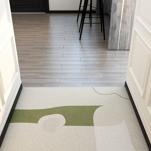 Large Household Floor Mats Carpet Bathroom Kitchen Mat Hallway Entrance Door Mat Carpet Can Be Cut Non-slip Custom PVC Door Mat