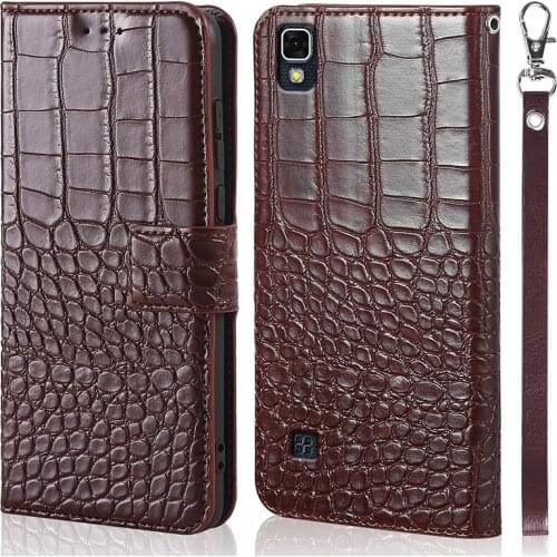 DOREXLON Flip Case For LG X Style K200DS Cover Wallet Crocodile texture leather Case For LG X Skin F740L case with card holder