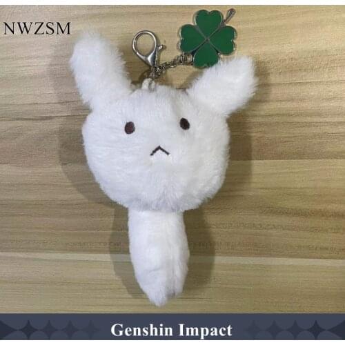 Game Genshin Impact Klee Backpack Pendant Cosplay Plush Doll Anime Accessories DODOCO Cartoon Keychain Kids Toy Xmas Gift