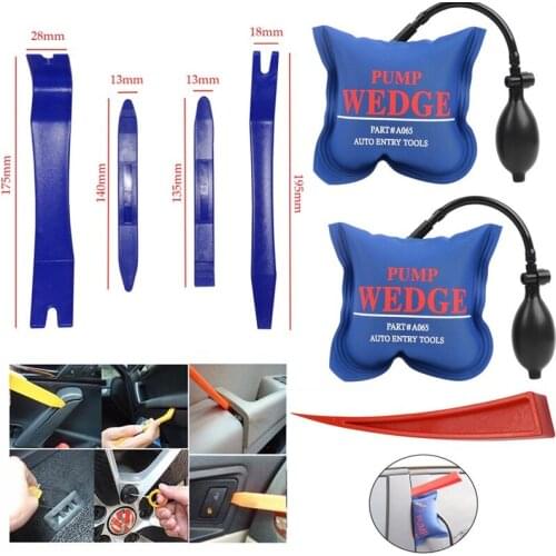 Paintless dent repair Pump Wedge Locksmith Tools Lock Picks Open Car Door Lock Opening Tools Car Radio Panel Removal Tools