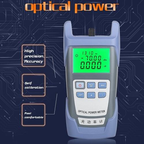 AUA-7/AUA-5 Optical Power Meter Fiber Optical Cable Tester -70dBm~+10dBm/-50dBm~+26dBm SC/FC/ST Universal interface Connector