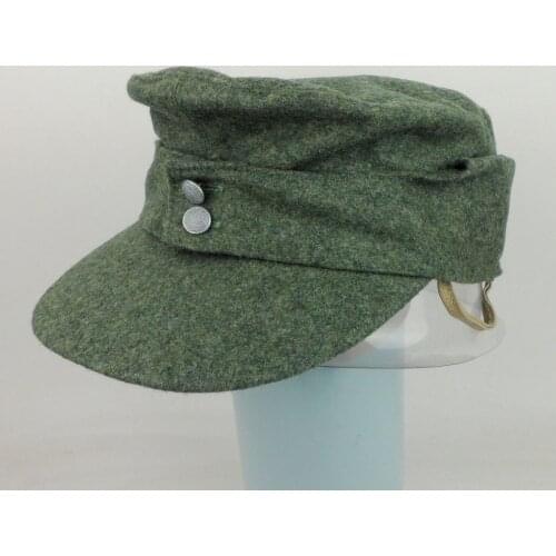 WWII GERMAN MILITARY SOLDIERS CAP HAT WW2 GERMAN M43 WOOL FIELD CAP HAT - SIZE XL