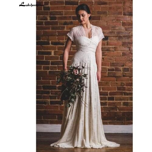 Full Lace Bridal Gown Bateau Wedding Dress Plus Size Wedding gown robe de mariee gelinlik abiti da sposa