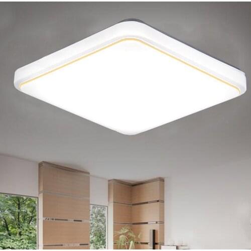 AC220V Square LED Ceiling light White Color Kitchen Balcony Porch Modern Panel Light Fixture led ceiling lamp