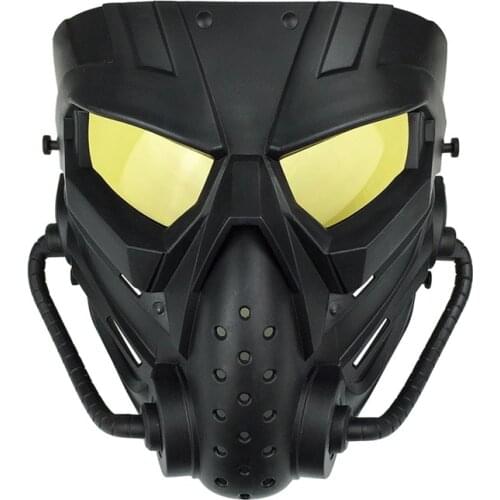 Airsoft Mask Defensive PC Lens Skull Paintball CS Shooting Mask Outdoor Hunting Military Tactical Cycling Full Face Protections