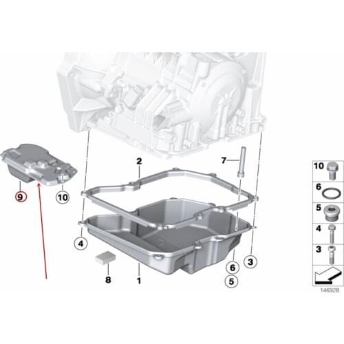 Car Gearbox oil filter Oil filter Suitable for MINI R55 R56 R57 R58 R59 R60 R61b mw2007-2016 Automatic transmission filter