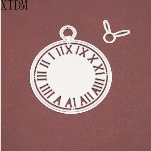 Metal craft clock paper die cutting dies for Scrapbooking/DIY Easter wedding Halloween Easter card