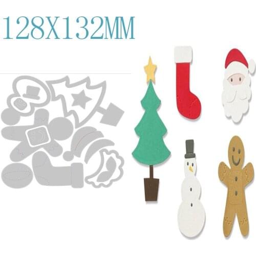 Santa Claus Metal Cutting Dies DIY Scrapbooking Photo Album Decoration Handmade Embossed Card Craft New Arrival