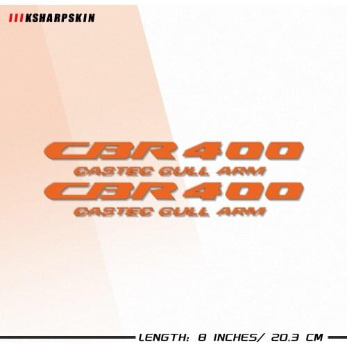 New Motorcycle reflective fuel wheels fairing portable luggage helmet stickers sign decoration Decals For HONDA CBR400 cbr 400