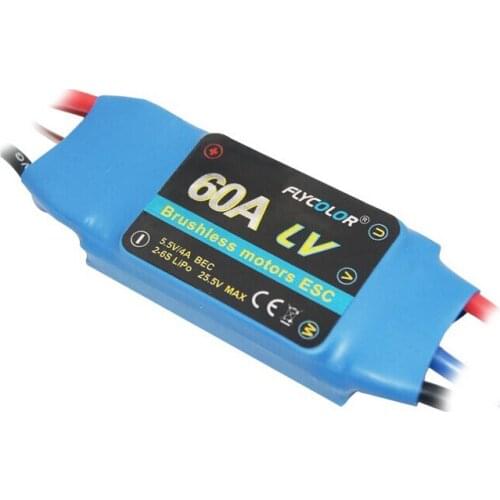 FlyColor 60A 2S-4S Brushless Motor ESC Speed Controller For RC Plane Helicopter