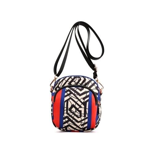 National style handbags 2020 new fashion nylon printing multifunctional waist bag small shoulder bag womens shoulder bag