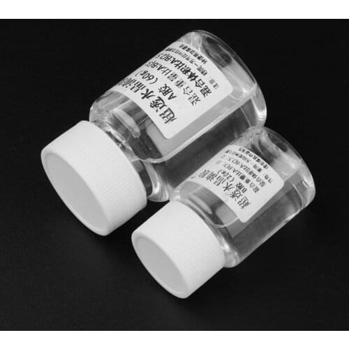 Ultra-transparent AB Crystal Glue Two Component Epoxy Resin Sealant Quick Drying MOLC