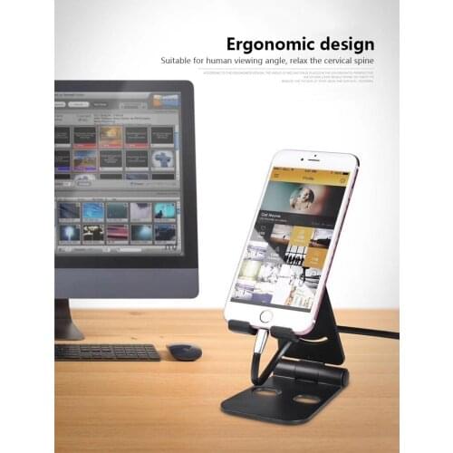 Universal Mobile Phone Holder For IPhone Xiaomi Mobile Phone Holder Foldable Mobile Phone Stand Protable Desk Brackert Holde