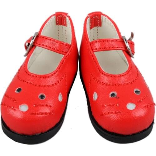 [wamami] 08 Red 1/4 BJD DOD Dollfie Synthetic Leather Cat Boots/Shoes