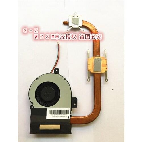 WZSM forOriginal Cooler For ASUS X55V X55VD X55 CPU 13GNRO1AM010-1 laptop cooling Heatsink wit thick Fan