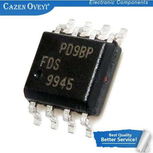 10pcs/lot SI9945A SI9945ADY FDS9945 9945A SOP -8 In Stock