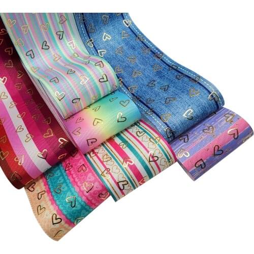 3 inch 75 mm printed foil ribbon 50 yard 17-075