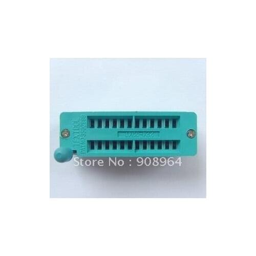 50pcs/lot IC Test Universal ZIF Socket 2.54mm IC Socket 24pin 24 pin dip