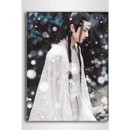 Diamond Painting Modaozushi Figure Lan Wangji Diamond Embroidery Home Decor 5D Diy Diamond Mosaic Cross Stitch Kits