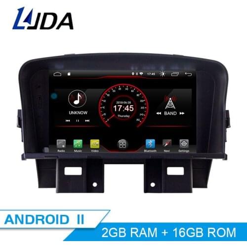 LJDA 2 Din Car Radio Android 10.0 Car DVD Player For Chevrolet Cruze 2008-2014 GPS Navigation Stereo WIFI Multimedia IPS Canbus
