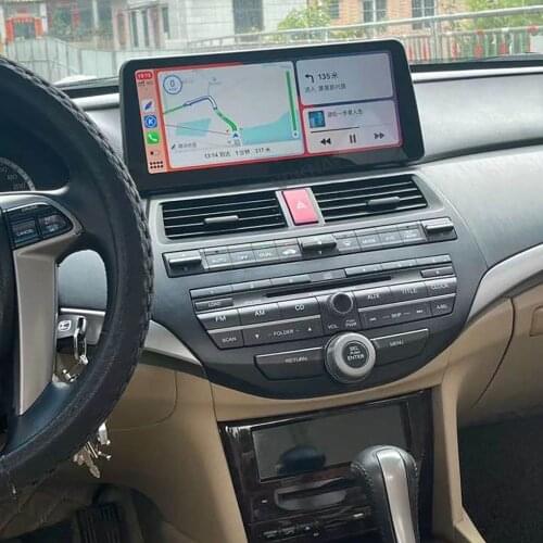 Car Multimedia Player for Honda Accord 8 Android Auto Car Radio GPS Navigation Tape Recorder Video Player 12.3 Inch Screen