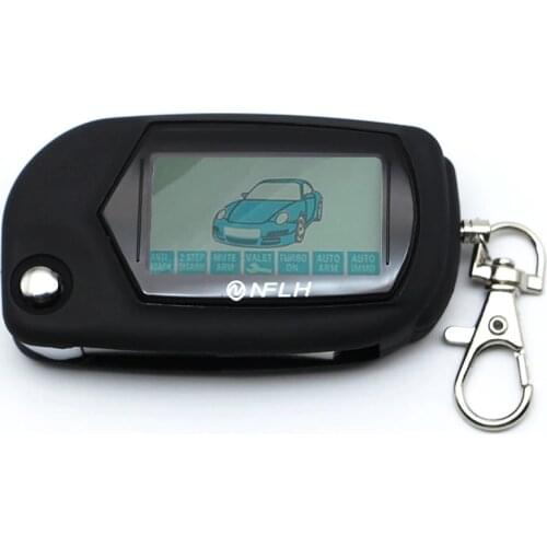 B6 two Way Lcd Remote Controller Key Fob Chain Auto Car Alarm Keychain For Engine Starter Starline B6 Fob Keychain Body Remote