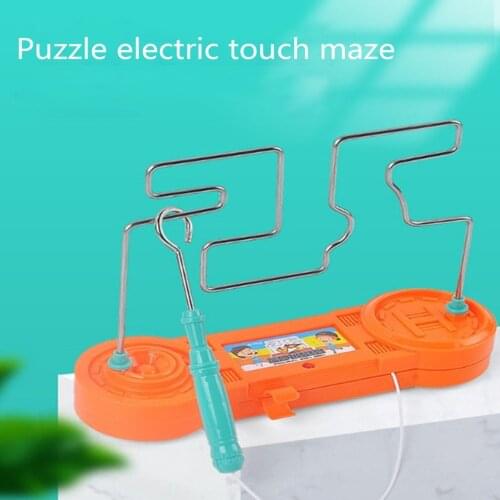 Kids Collision Electric Shock Toy Education Electric Touch Maze Game Party Funny Game Science Experiment Toys for Children Gift