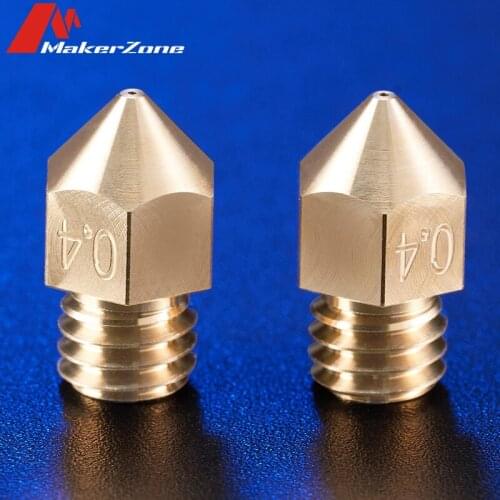 High Quality MK8 Brass Swiss M6 Thread 1.75MM Filament for 3D Printers Parts for J-head hotend Extruder CR10 heat block ender3