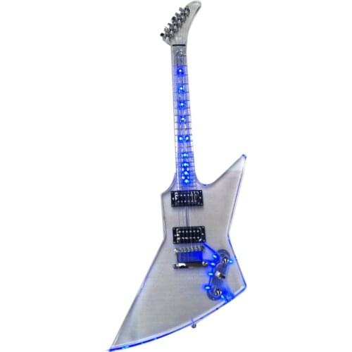 Good quality acrylic body shape electric guitar free shipping