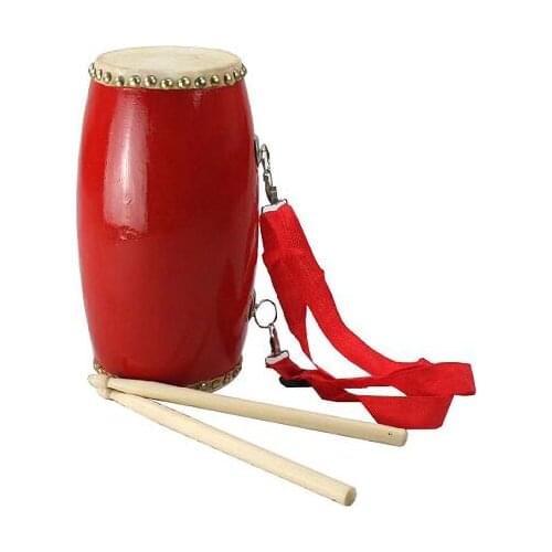 Chinese waist drum Chinese Folk Dance Adult Waist drums Buffalo leather drums 15*32cm