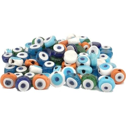 Color Medium Size Danagöz Evil eye bead 15 Pcs