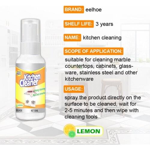 Kitchen Degreaser Removes Kitchen Grease Grime Oil Stain 30/50/100ml Optional SCIE999
